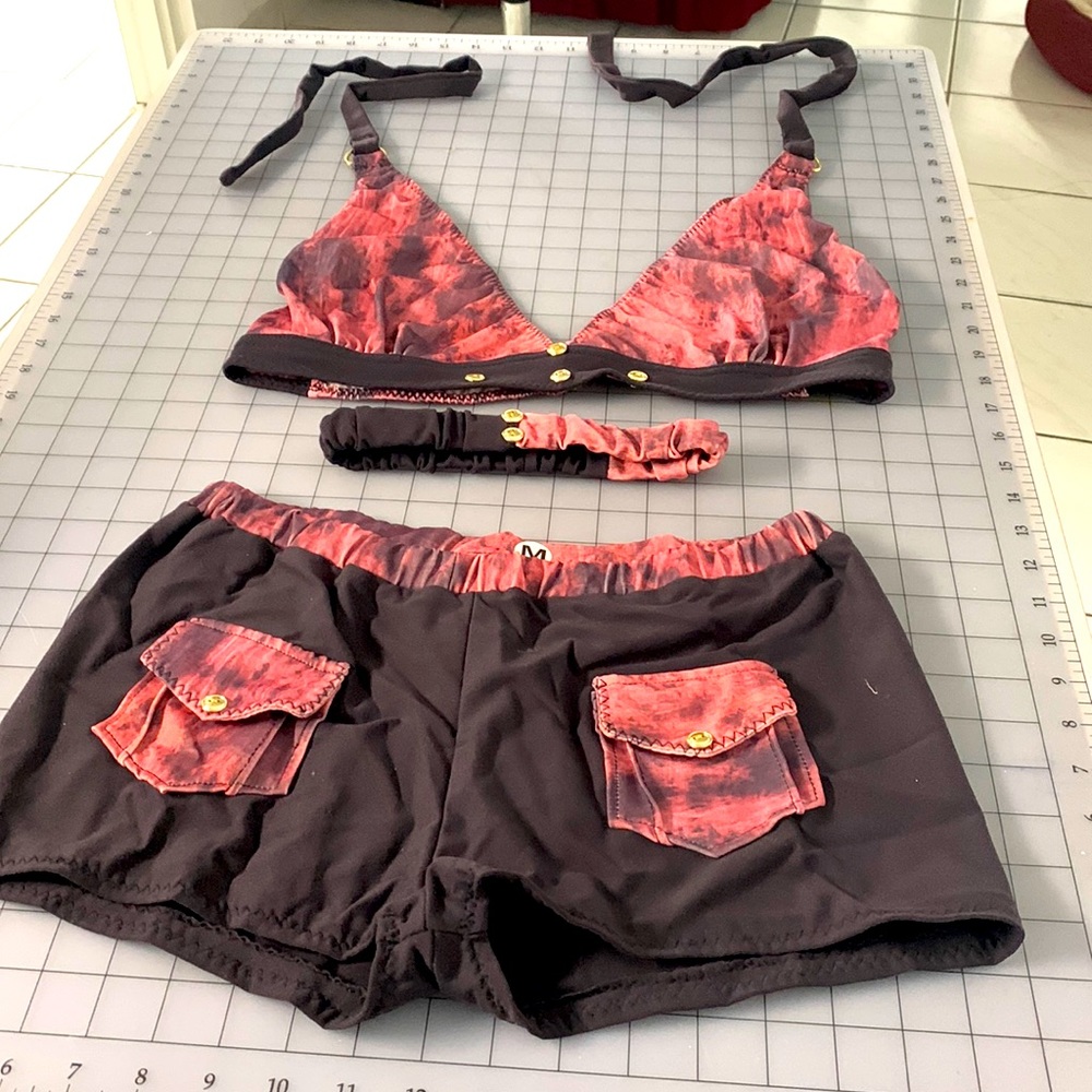 Ballerina shorts set stretch fabric